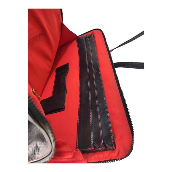 Tangaroa Venezia Terrida Brown leather Large tote bag made in Italy EUC Elegant - Picture 9 of 13